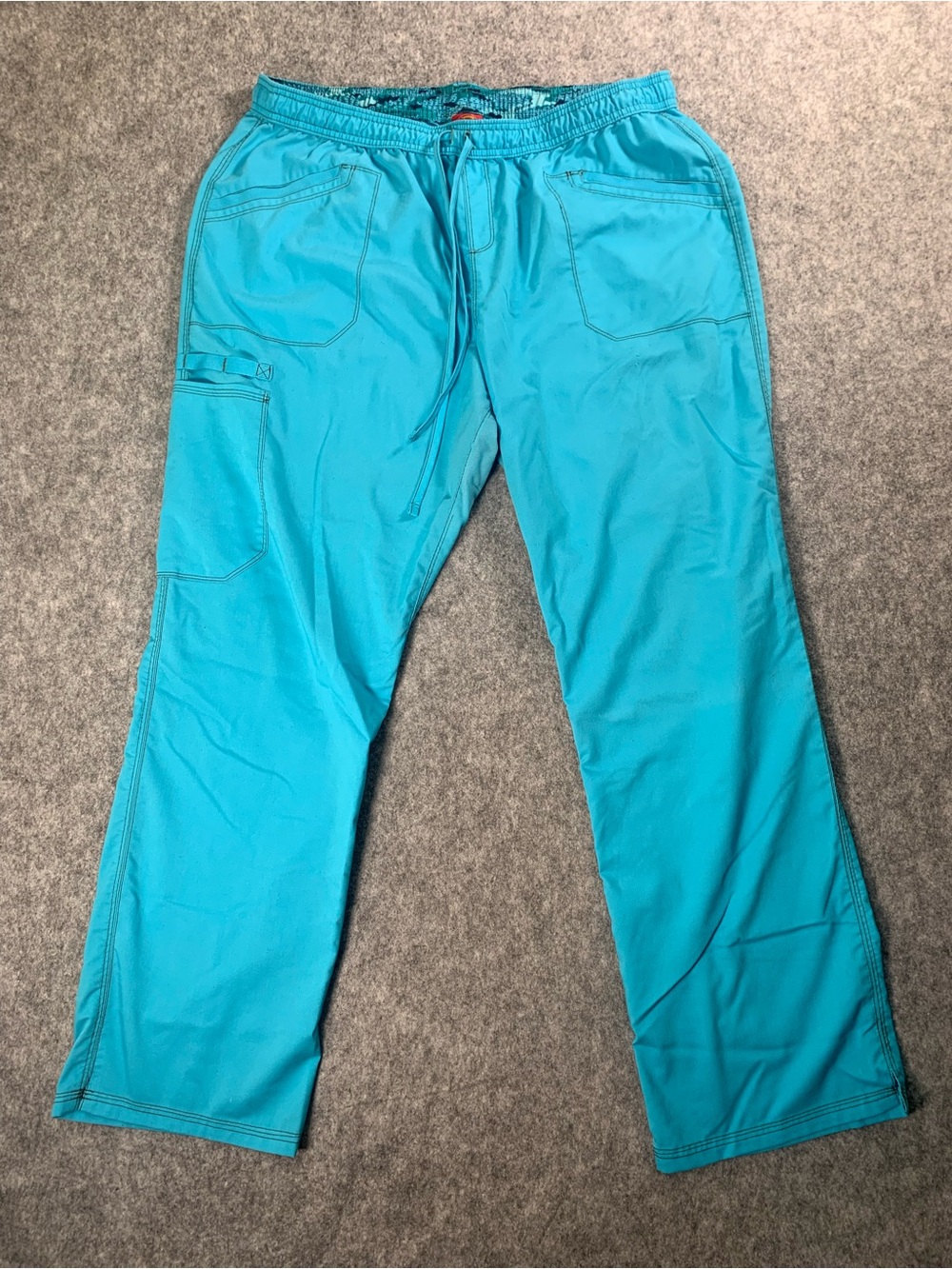 Dickies Men's Teal Cargo Drawstring Pants